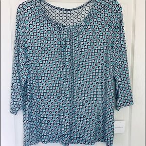 Croft & Barrow Women’s Classic Long Sleeved 1X